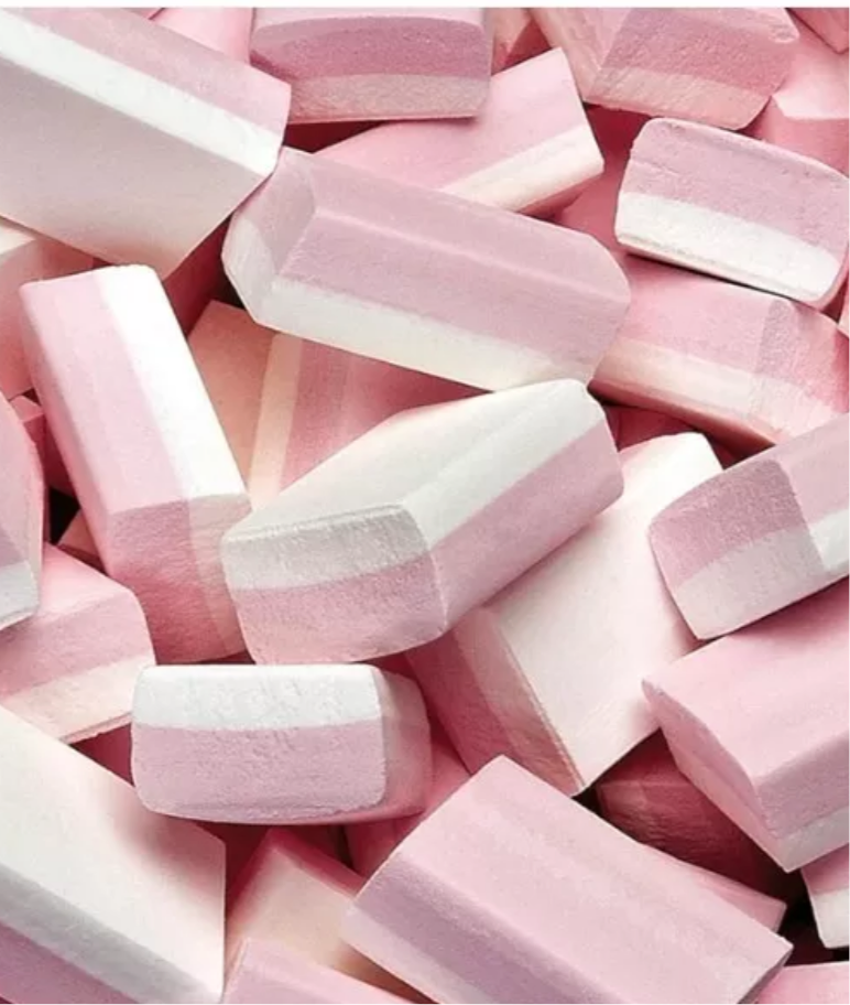 Strawberry Ice Squares / Sherbet Squares 10 blocks