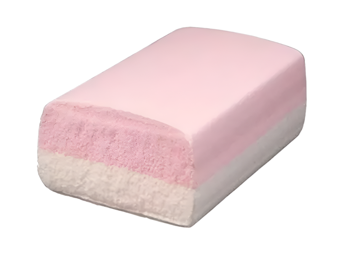 Strawberry Ice Squares / Sherbet Squares 10 blocks